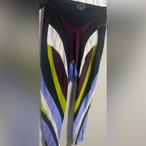 Mugler multi color spiral leggings *AUTHENTIC*